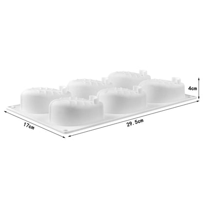 EchoDone 6 Cavities Tree Leaves Silicone Soap Mold DIY Craft Art Cake Mold Handmade Silicone Molds For Candle Soap Lotion Bars Mousse Making Supplier