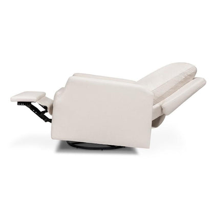 Namesake Crewe Glider Recliner Nursery Chair - GREENGUARD Gold & Certi-PUR US Certified Rocker Recliner - Glider Rocking Chair for Nursery & Living Room - Manual, 360° Swivel, Performance Cream