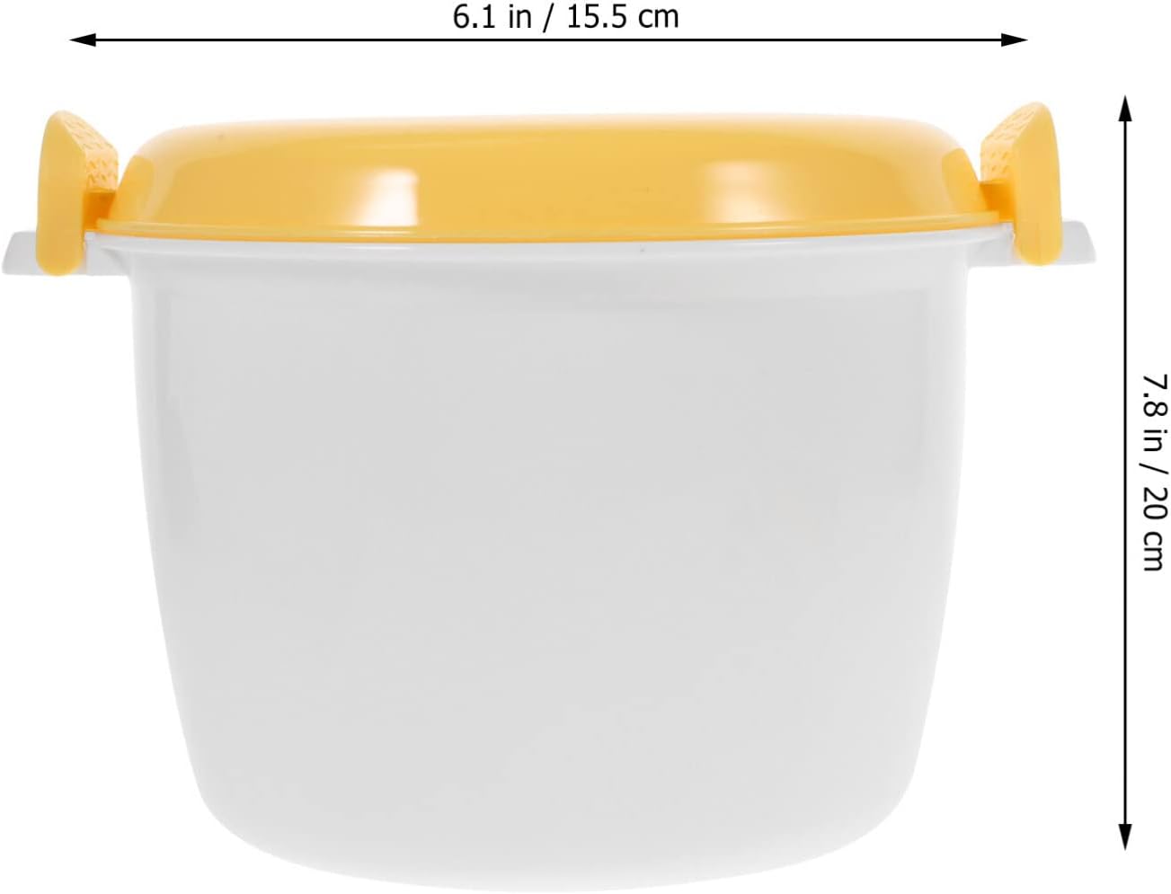 Microwave Rice Cooker Vegetable Steamer Set, Portable Non-Stick Pot for Cooking Soup, Rice, Stews, Oatmeal
