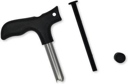 zhuohai Stainless Steel Coconut Opener Tool, Safe & Easy Straw Hole Maker for Young & Mature Coconuts