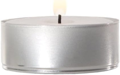Yummi Unscented Tealight Candles, 100 per Pack, 5 Hour Burn Time