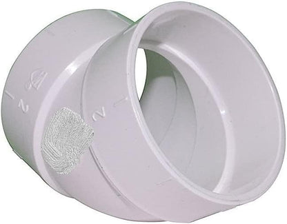 LHG 5 Pack 45 Degree Elbow Central Vacuum Fitting