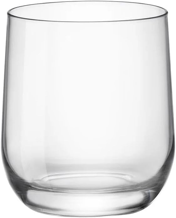 Bormioli Rocco Riserva Double Old Fashioned Glasses, Set of 6 for Drinks