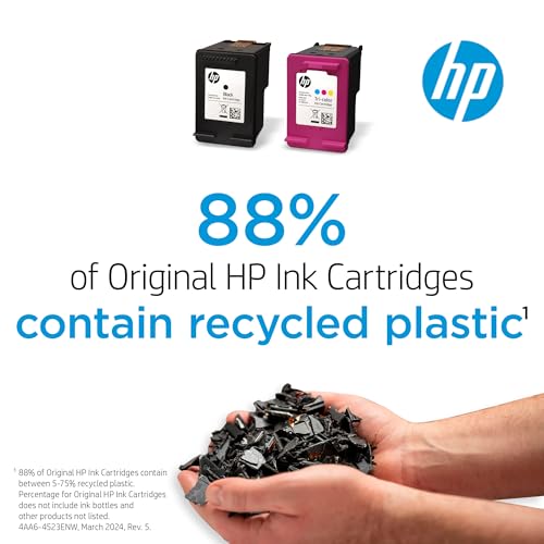 HP 63XL Black High-Yield Printer Ink Cartridge for HP Printers | Works with DeskJet 1112, 2130, 3630;ENVY 4510, 4520; OfficeJet 3830, 4650, 5200 | Eligible for Instant Ink | F6U64AN