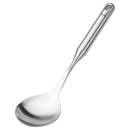 Fissler Essential Vegetable & Rice Serving Spoon, 18/10 Stainless Steel Kitchen Utensil for Serving & Cooking, Ergonomic Handle, Dishwasher Safe