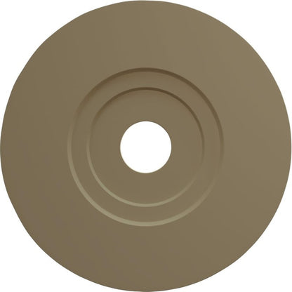 Ekena Millwork CM20PMPCF Palmetto Ceiling Medallion, Pot of Cream