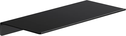 Danpoo Black Metal Wall Shelf - Small Floating Shelf, 12" Display Shelves for Bathroom Storage