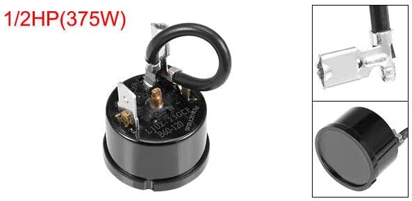 Replacement Part NEW 1/2HP 375W Refrigerator Thermal Overload Protector Compressor