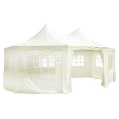 Xhnifbn 6x4.5x3m Garden Gazebo Replacement Canopy, Polyester Shade for Patio, Party, Camping, 50 People