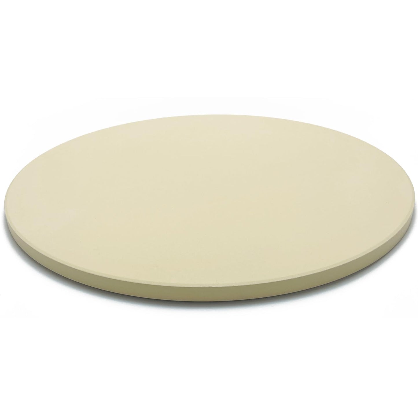 Heavy 20“ Round Ceramic Pizza Stone for BGE, Big Green Egg XL, Kamado Joe Big Joe 24-inch Charcoal Grill and others Smokers