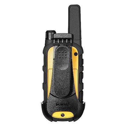 DEWALT DXFRS800 FRS Walkie Talkies Long Range 2 Way Radio, 2 Watt, Waterproof & Rechargeable, 2 Pack
