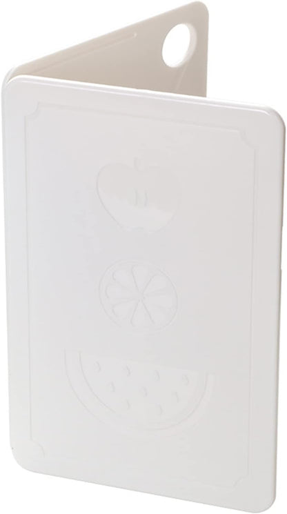 Fdit Foldable Kitchen Cutting Board, Portable Chopping Board for Outdoor Picnic, Nordic Rice White 20x12.5x0.8cm
