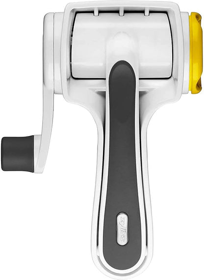 Zyliss Restaurant Cheese Grater, Handheld Rotary Grater for Cheese, Vegetable, Nut Shredding - White, Gift for Cooks