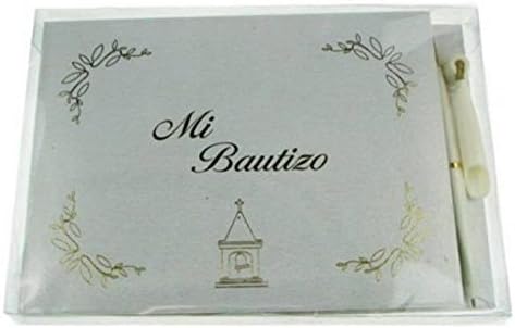 Mi Bautizo Theme Guest Book, Mi Bautizo Guest Book