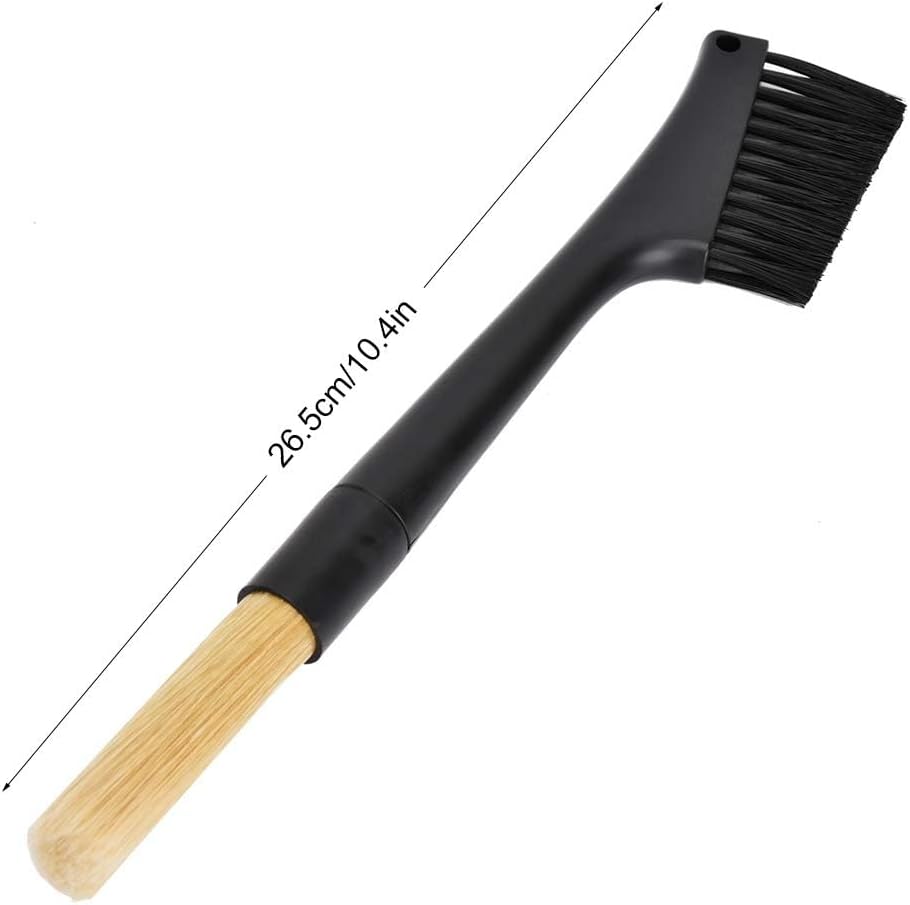 Coffee Machine Cleaning Brush, 2 Head Espresso Grinder Brush for Home Kitchen
