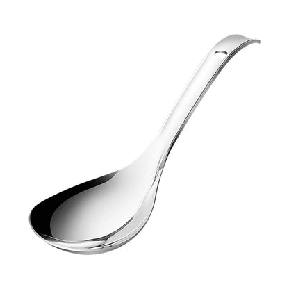 Cabilock Stainless Steel Rice Spoon 9.25 Inch Rice Ladle Paddle for Serving Fluffy Kitchen Utensil for Everyday Cooking