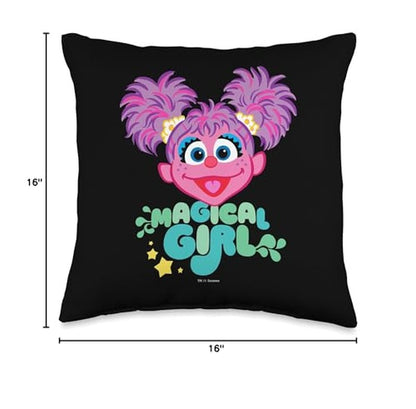 Sesame Street Abby Cadabby Magical Girl Throw Pillow