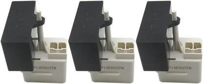3 Pcs W10613606 Refrigerator Compressor Start Relay and Capacitor, Replacement for Whirlpool Kenmore