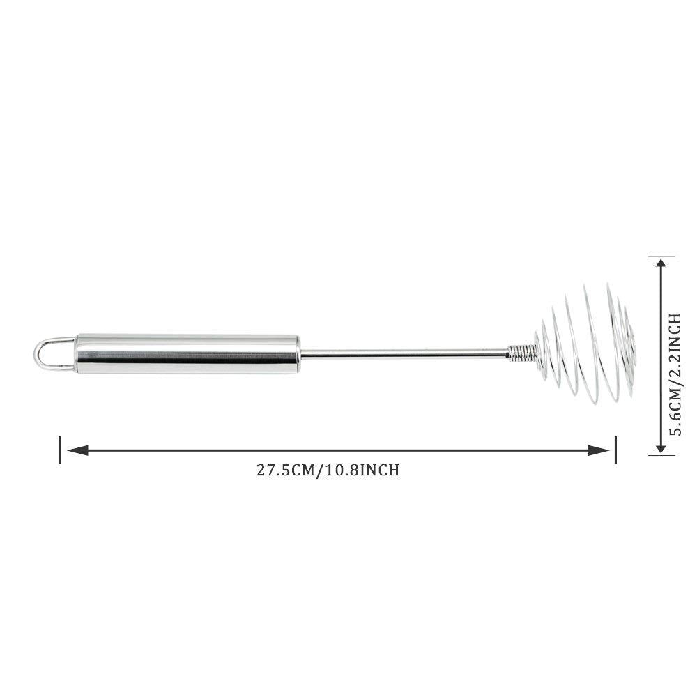 TAFOND Whisk, Stainless Steel Spring Whisk, Balloon Whisk Egg Beater for Blending, Whisking, Beating, or Stirring