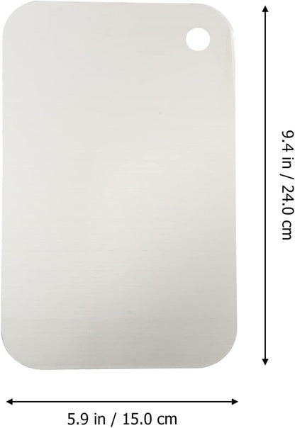 Stainless Steel Chopping Tray, Heavy Duty Cutting Board, Stainless Steel Board for Chopping