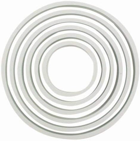 PME Set of 6 Round Cutters for Cake Decorating
