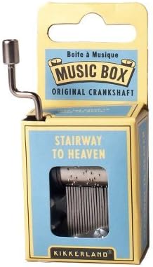Kikkerland Stairway to Heaven Crank Music Box [Kitchen]