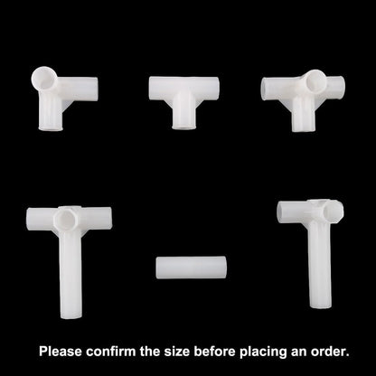Set, 13mm 16 uxcell Shoe Rack Accessories Connectors Inner Diameter for Repair Assembled Wardrobe, Replacement of Parts