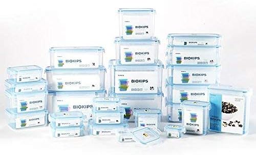 Komax Biokips Large Food Storage Containers, 35 Cup, BPA Free Airtight Bins with Lids