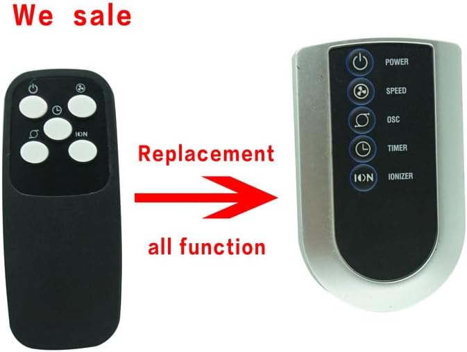 HCDZ Replacement Remote Control for Lasko T42952 T42964 T42050 T42552 T48311 T48301 T42902 T36214 Tower Fan