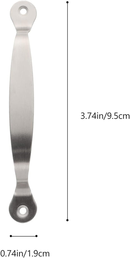 Cutting Board Handles Cabinet Pulls: 3pcs Stainless Steel Drawer Handles for Kitchen Butcher Board, Side Pulls