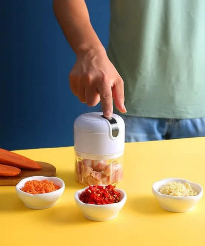 Automatic Wireless Chopper, Portable Electric Mini Kitchen Blender for Garlic, Vegetable, Fruit, Meat, Salad, Baby