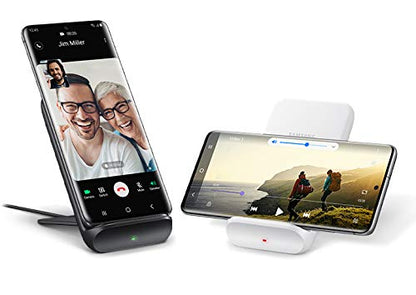 Samsung Electronics Wireless Charger Trio, Qi Compatible - Charge up to 3 Devices at Once - for Galaxy Phones, Buds, Watches, and Apple iPhone Devices, Black (US Version)