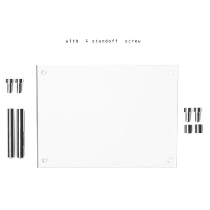 Missartist Frameless Tabletop Floating Photo Frames，Clear Acrylic Picture Frame Desktop Free Standing (11x14(full frame size 12.6x15.4))