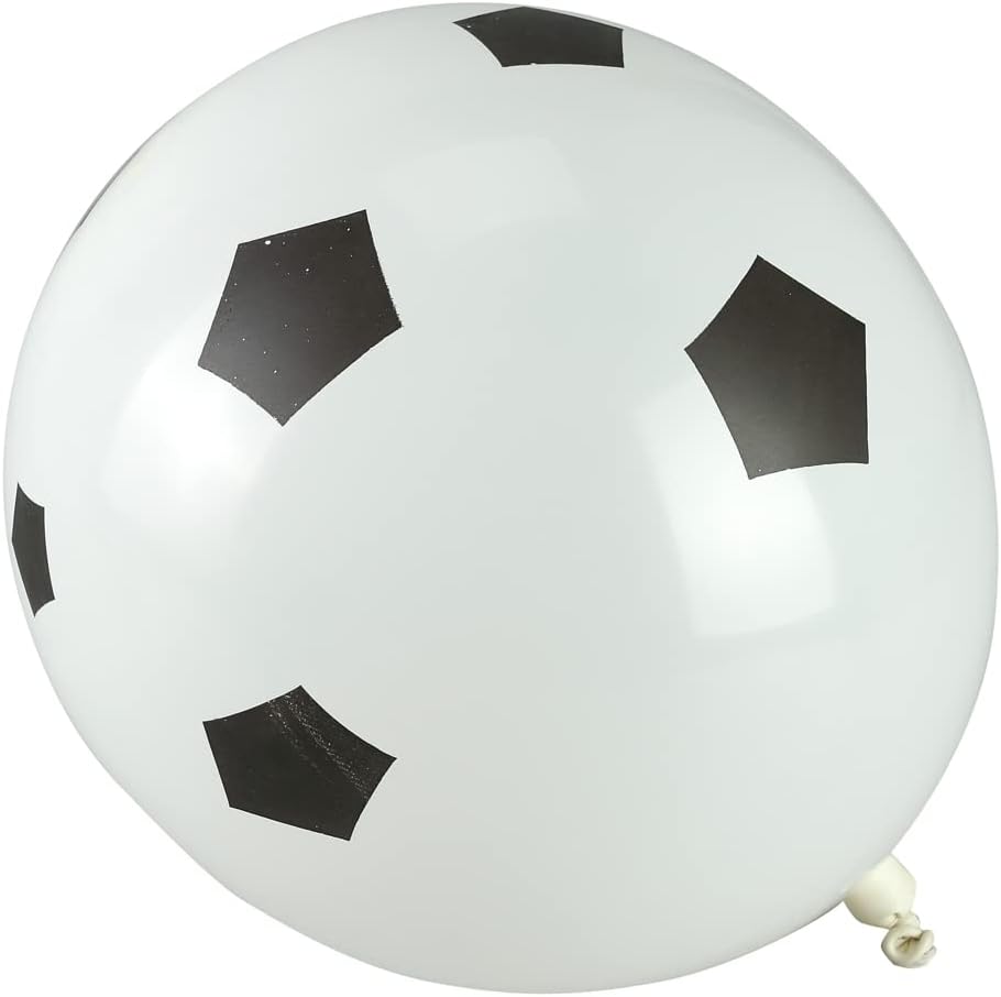 BinaryABC Soccer Latex Balloons, Football Balloon, Sports Theme Birthday Party Decorations, 30Pcs