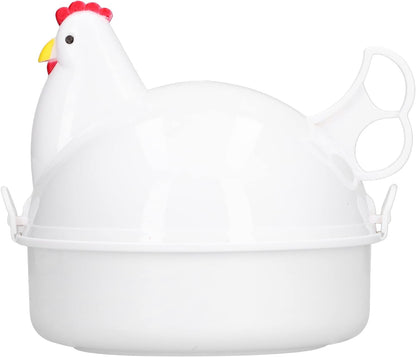 Heat Resistant Microwave Eggs Boiler - Egg Cooker for 4 Eggs, Easy Rapid Eggs Cooker for Home Kitchen Breakfast