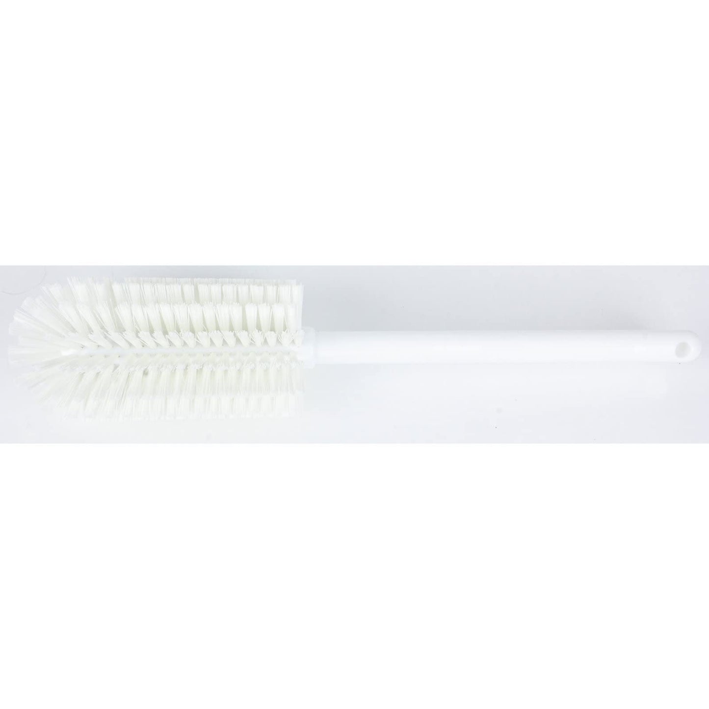 SPARTA Large Water Bottle Brush Ideal for Wide-Mouth Jars, Bottles and Tumblers, Dishwashing Tool with Handle for Home and Commercial Kitchens, Plastic, 16 Inches, White