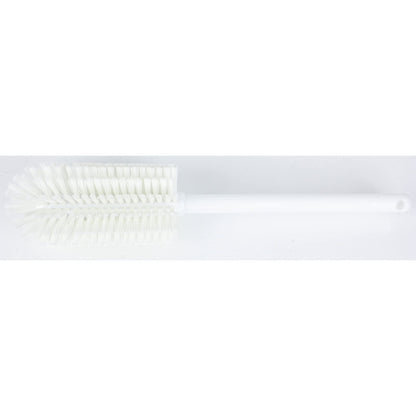 SPARTA Large Water Bottle Brush Ideal for Wide-Mouth Jars, Bottles and Tumblers, Dishwashing Tool with Handle for Home and Commercial Kitchens, Plastic, 16 Inches, White