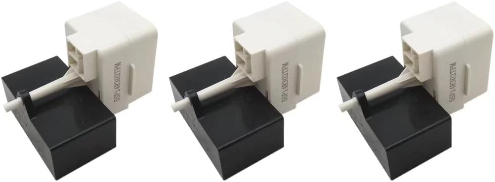 3 Pcs W10613606 Refrigerator Compressor Start Relay and Capacitor, Replacement for Whirlpool Kenmore