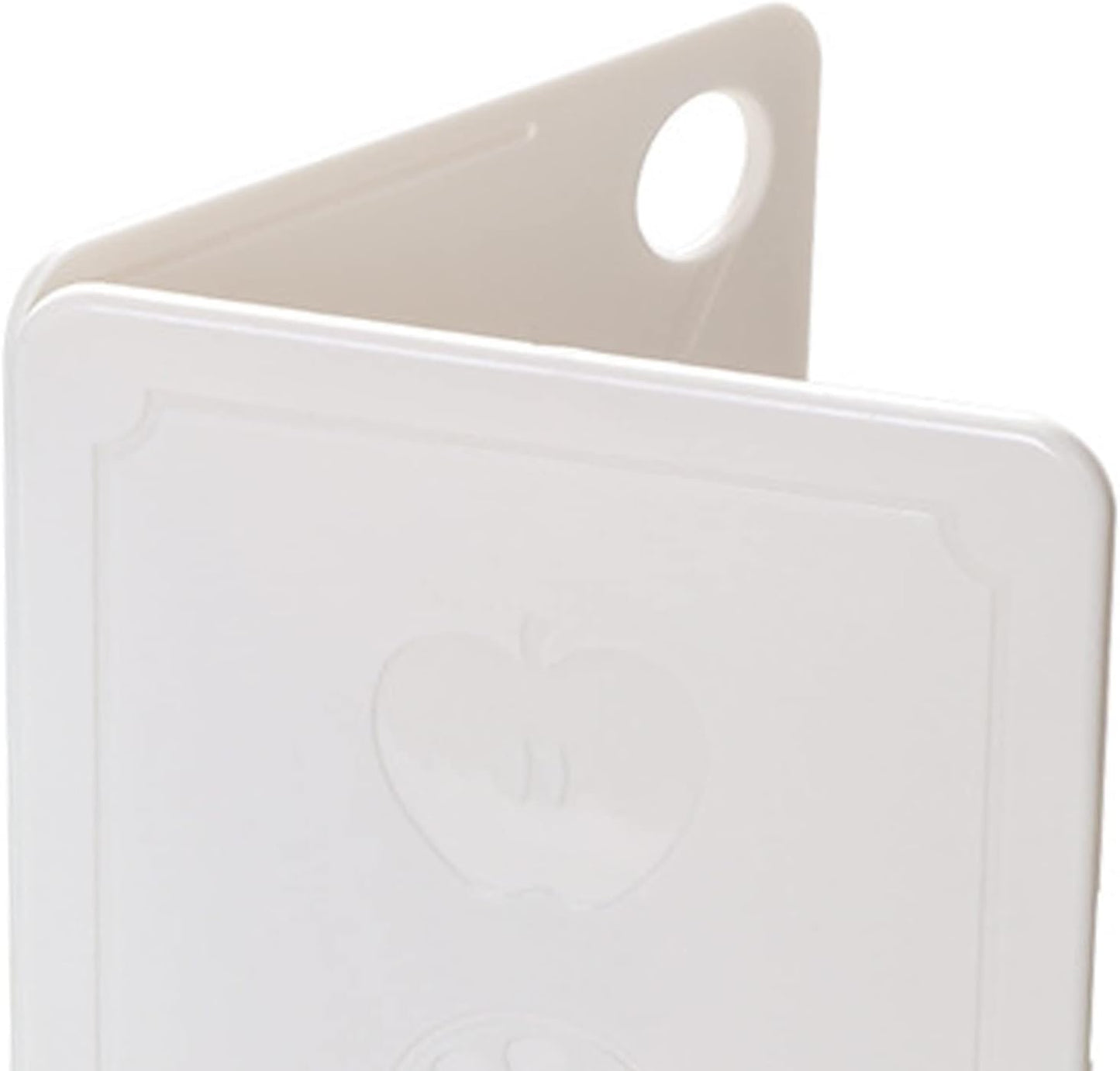 Fdit Foldable Kitchen Cutting Board, Portable Chopping Board for Outdoor Picnic, Nordic Rice White 20x12.5x0.8cm