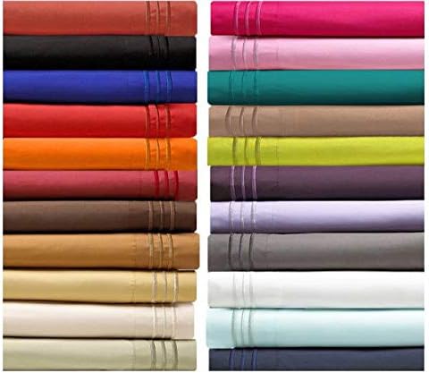 Elegant Comfort Luxury Ultra-Soft Pillowcase Set, 2-Piece, Standard/Queen Size, 1500 Premium Microfiber, Turquoise