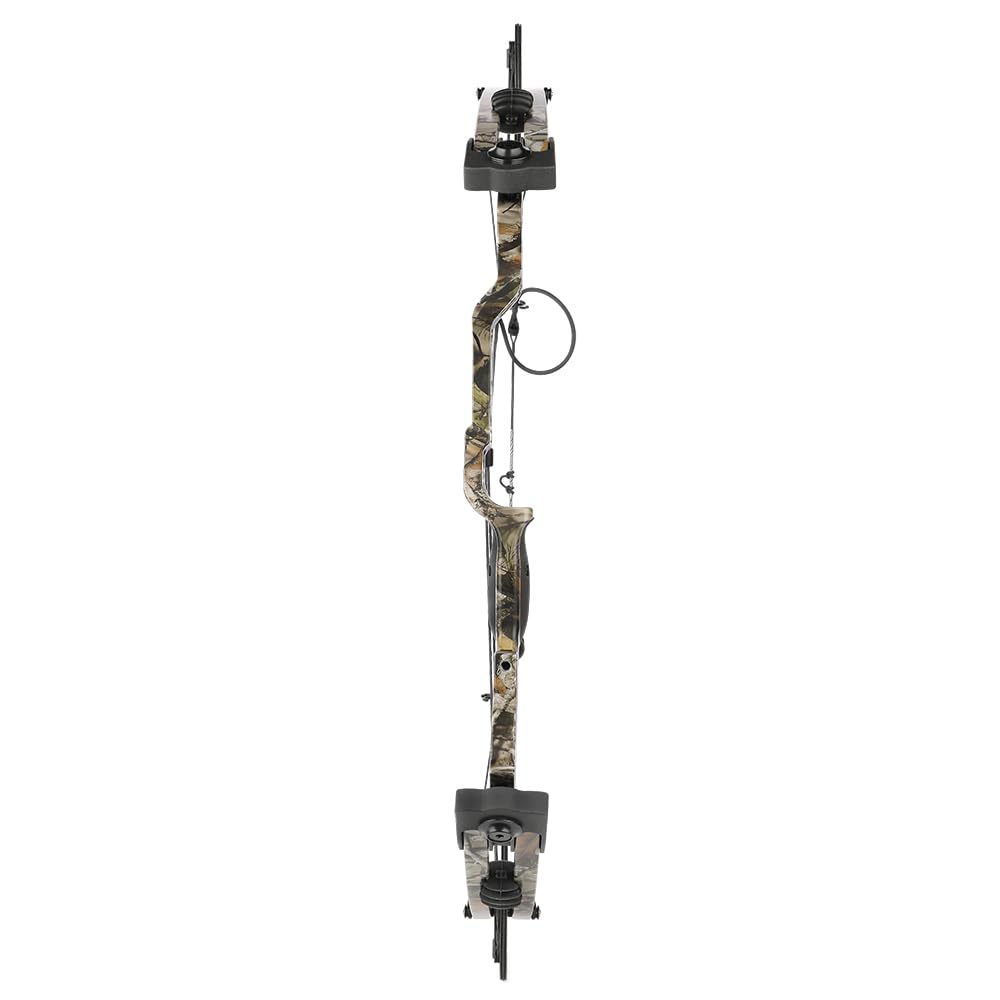 surwolf Archery Hunting Compound Bow Kit RTH 30-70 LBS Draw Length 23.5"-31", IBO 325FPS, Target Shooting Bow with Accessories for Bowfishing Archery Hunting (Camo Kit PRO)