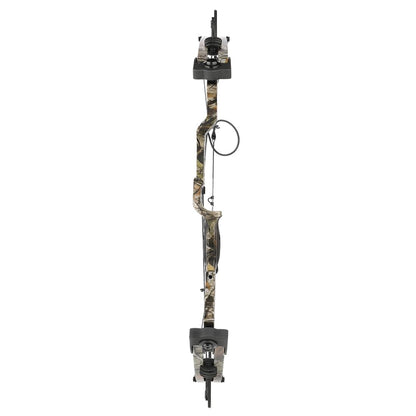surwolf Archery Hunting Compound Bow Kit RTH 30-70 LBS Draw Length 23.5"-31", IBO 325FPS, Target Shooting Bow with Accessories for Bowfishing Archery Hunting (Camo Kit PRO)