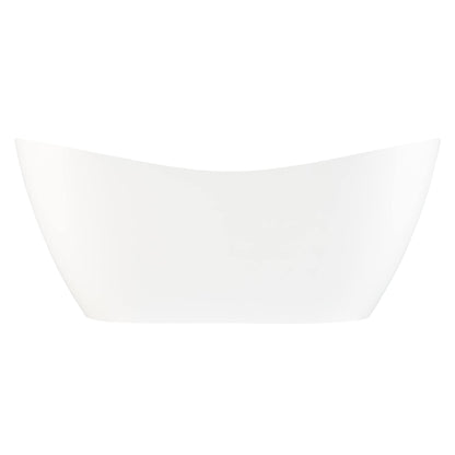 Signature Hardware 445130 Sheba 72" Acrylic Soaking Double Slipper Freestanding Tub