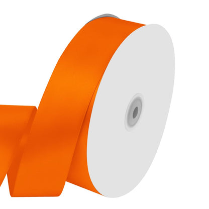 Orange Ribbon 1-1/2" Wide x 100 Yards, Orange Ribbon for Gift Wrapping, Halloween, Christmas, Wedding, Thanksgiving, Easter