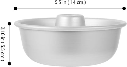 Luxshiny Soap Angel Food Cake Pan, Pound Tube Pan, Non-stick Donut Mold for Baking Chiffon Cake (13cm)