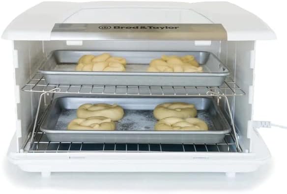 Brod & Taylor Accessory Shelf with Folding Legs, Stainless Steel for Folding Proofer & Slow Cooker