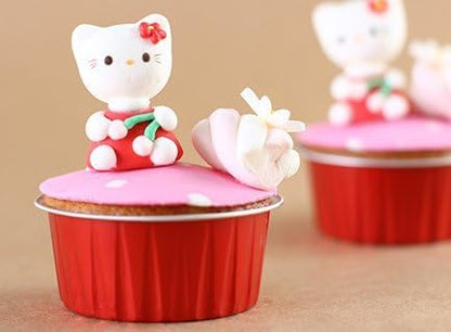 KEISEN 5oz Disposable Aluminum Foil Cups - Set of 24 for Muffin Cupcake Baking Utility Ramekin