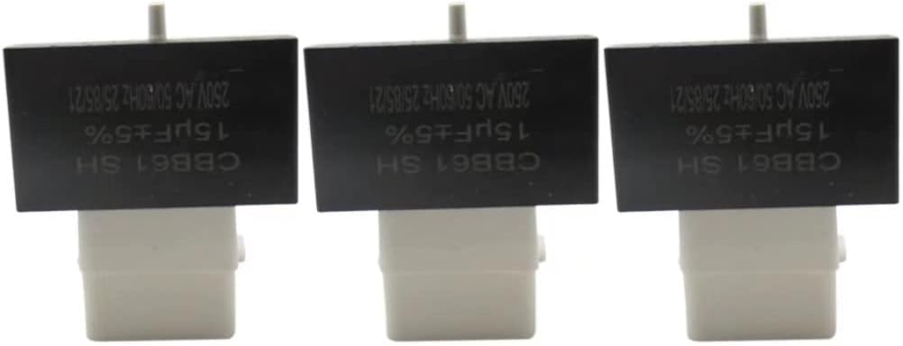 3 Pcs W10613606 Refrigerator Compressor Start Relay and Capacitor, Replacement for Whirlpool Kenmore