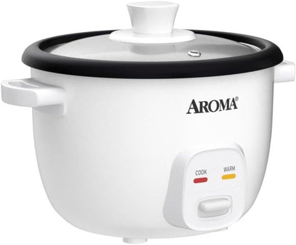Aroma Housewares Rice & Grain Cooker - 4-Cups (Cooked) / 1Qt. (ARC-302NG), White