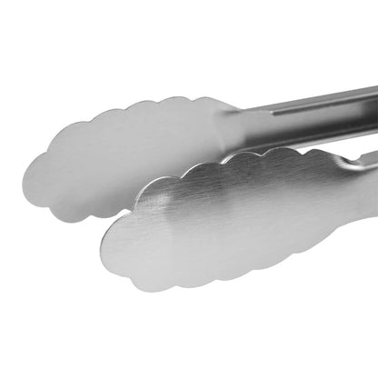 BBQ-AID Pro BBQ Tongs for Grill - 17" Professional Grade Barbecue Tongs for Cooking- Solid & Sturdy - Built with 304 Grade Stainless Steel and Acacia Wood - Heavy Duty Built to Last Kitchen essential.